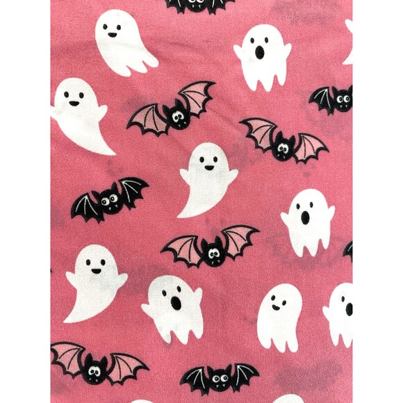 Wicked Home Twin Sheet Set Pink Ghosts Bats Halloween 3 Piece Bedding New - Picture 5 of 5